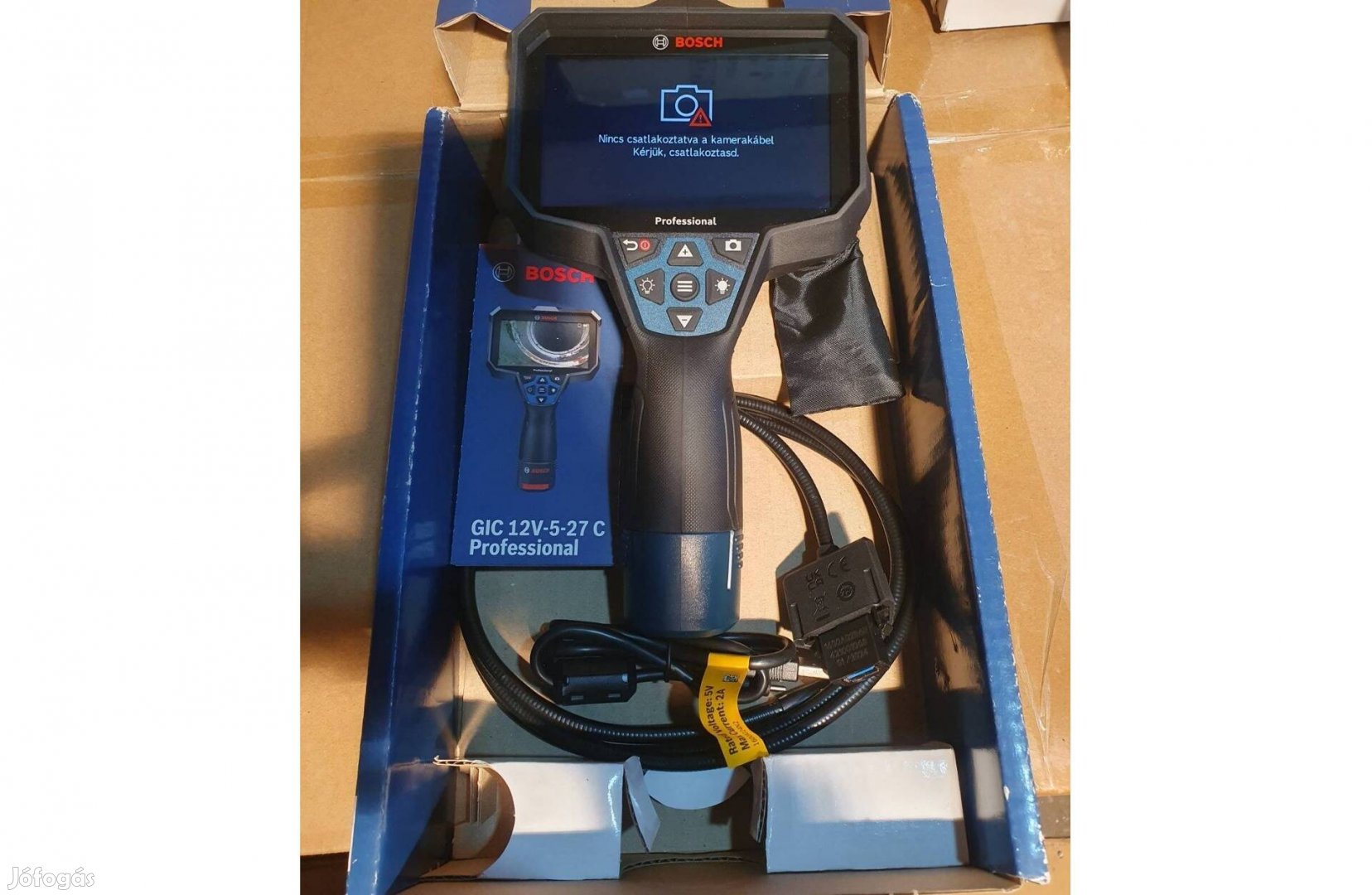 Bosch GIC 12V-5-27 C endoszkópos vizsgálókamera/új!
