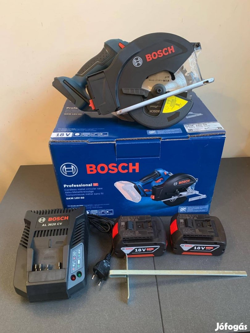 Bosch GKM 18V-50 akkus fémvágó körfűrész szett