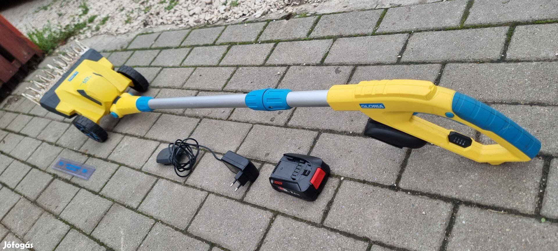 Bosch Gloria Finecut 18V akkus fűszegély nyíró 25cm Bosch akku, töltő