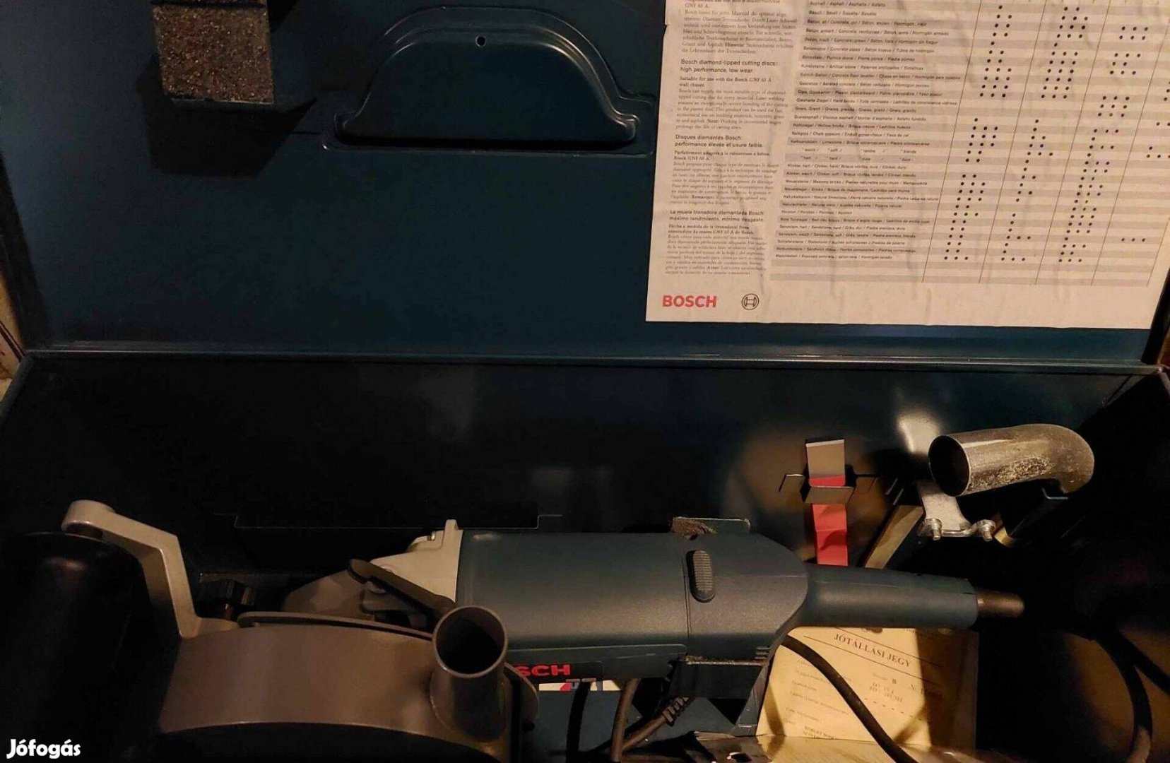 Bosch Gnf 65 A Profi falhoronymaró "Új" fém ládában