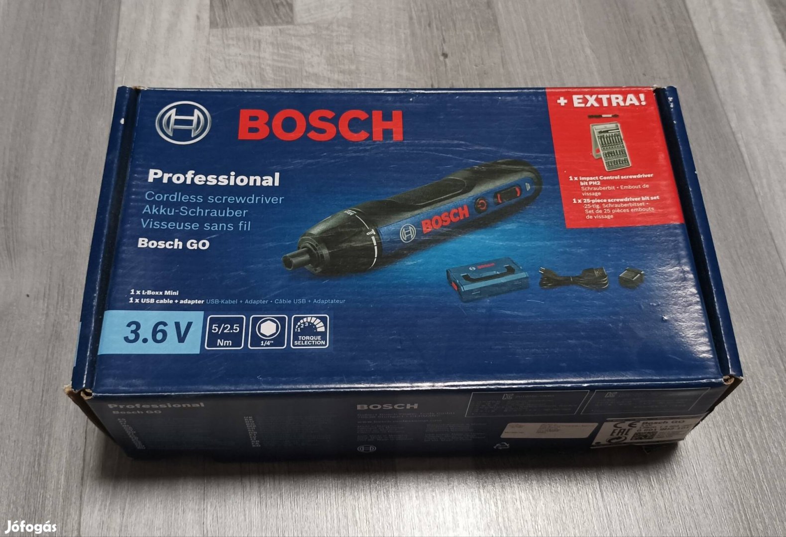 Bosch Go 3,6 V akkus csavarozó