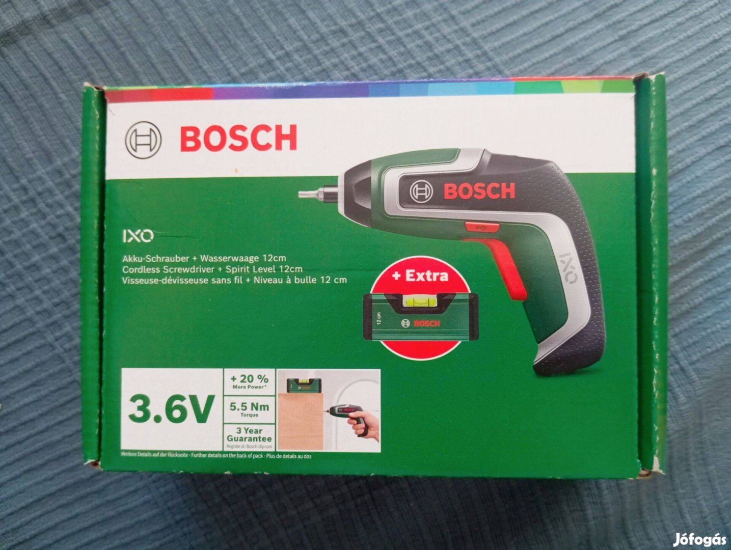 Bosch Ixo 7 akkus csavarozó szintező készlet