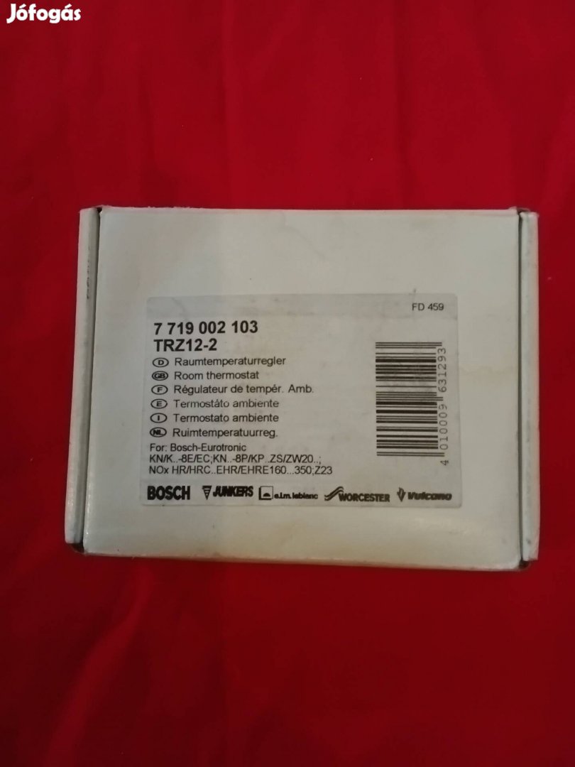 Bosch Junkers Trz 12-2 digitális szobatermosztát termosztát