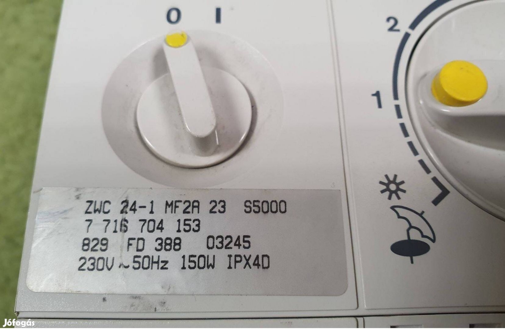 Bosch Junkers Zwc 24-1 MF2A vezérlőpanel