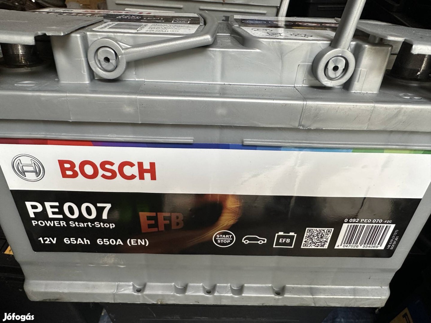 Bosch PE007 65ah akku efb