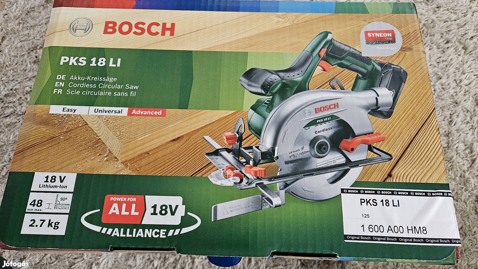 Bosch PKS 18 LI körfűrész