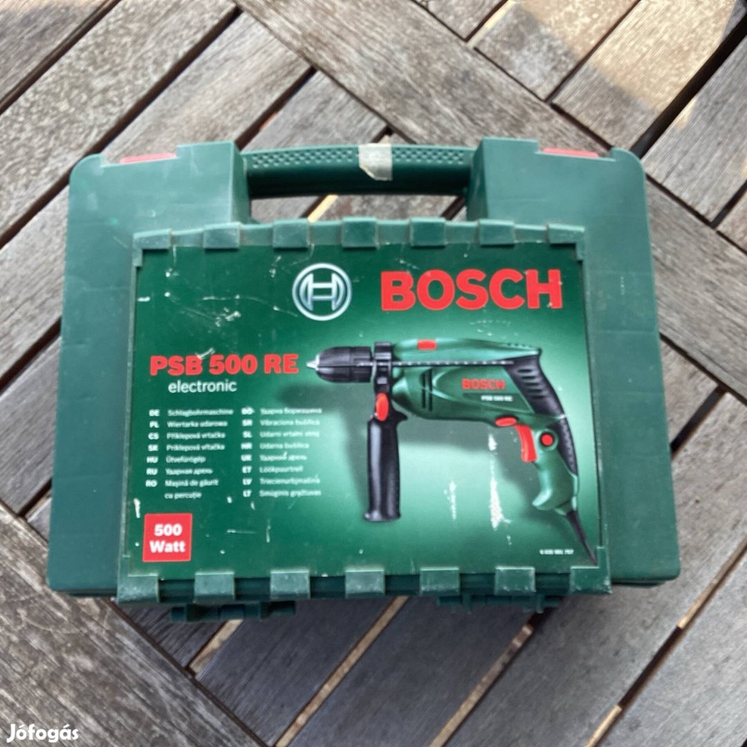 Bosch PSB500 RE ütvefúró fúrógép üzemképes állapotban első tulajtól