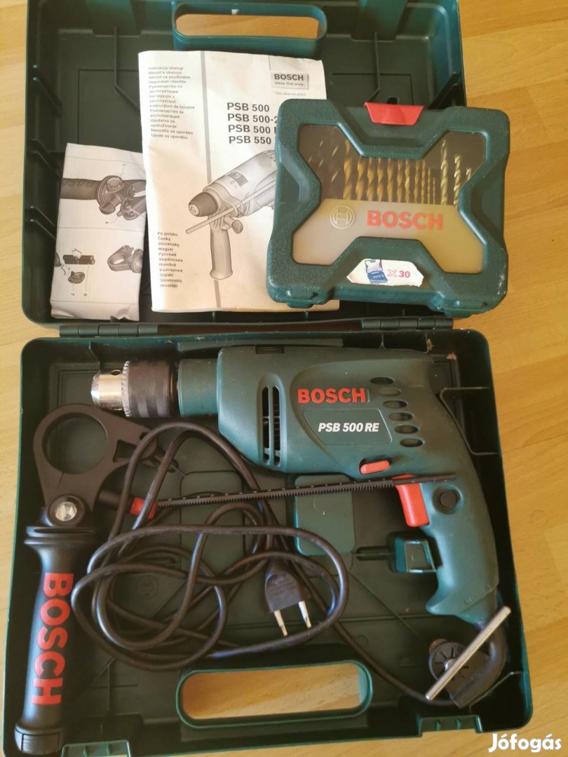 Bosch PSB 500RE+ 30tlg/pcs szerszámkoffer