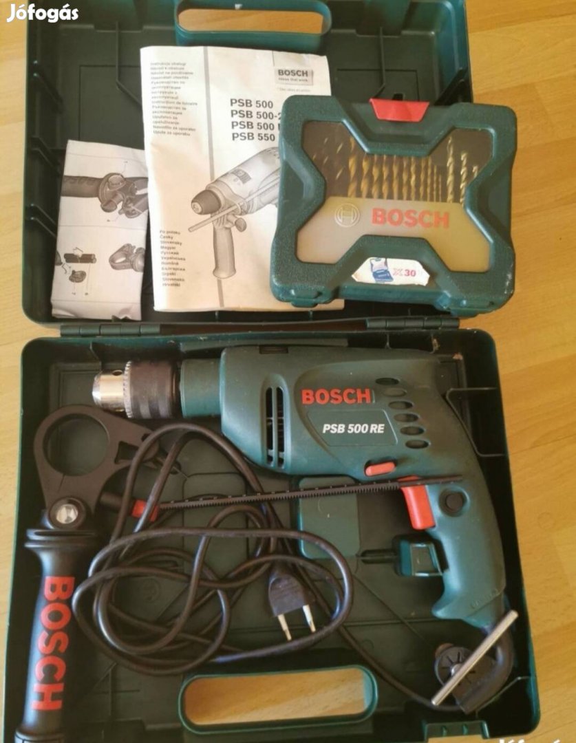 Bosch PSB 500RE+ 30tlg/pcs szerszámkoffer