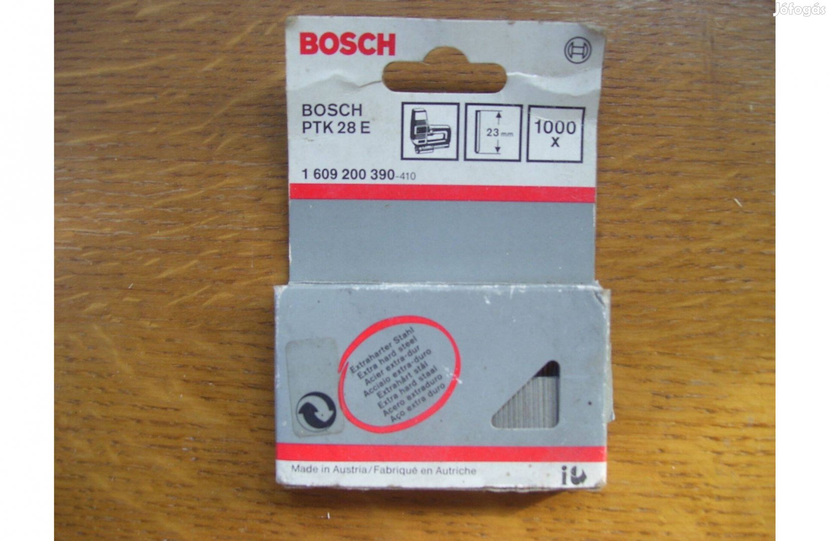 Bosch PTK 28E Elektromos tűzőgéphez kapocs 23 mm