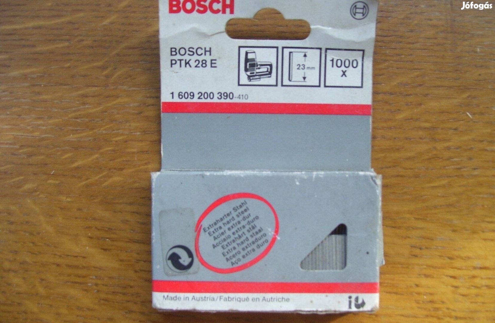 Bosch PTK 28E Elektromos tűzőgéphez kapocs 23 mm - Új