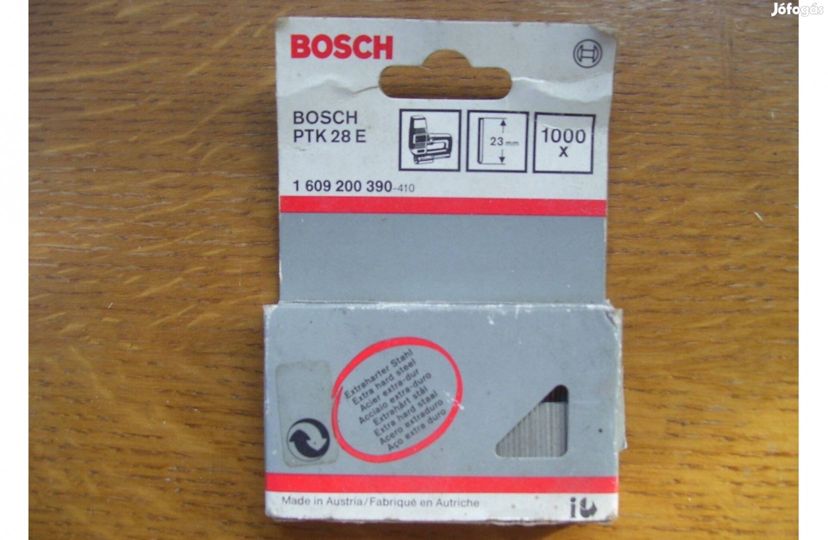 Bosch PTK 28E Elektromos tűzőgéphez kapocs 23 mm - Új