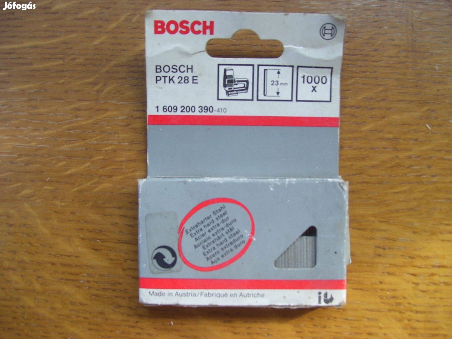 Bosch PTK 28E Elektromos tűzőgéphez kapocs 23 mm - Új