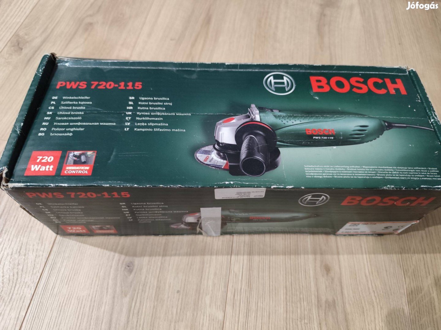 Bosch Pws720-115 sarokcsiszoló, szinte új