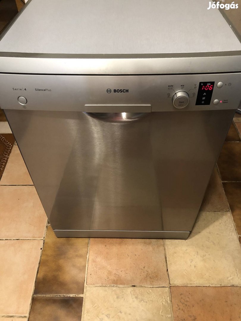 Bosch Serie 4,Inox,12 teríték,A++,Szabadonálló mosogatógép!