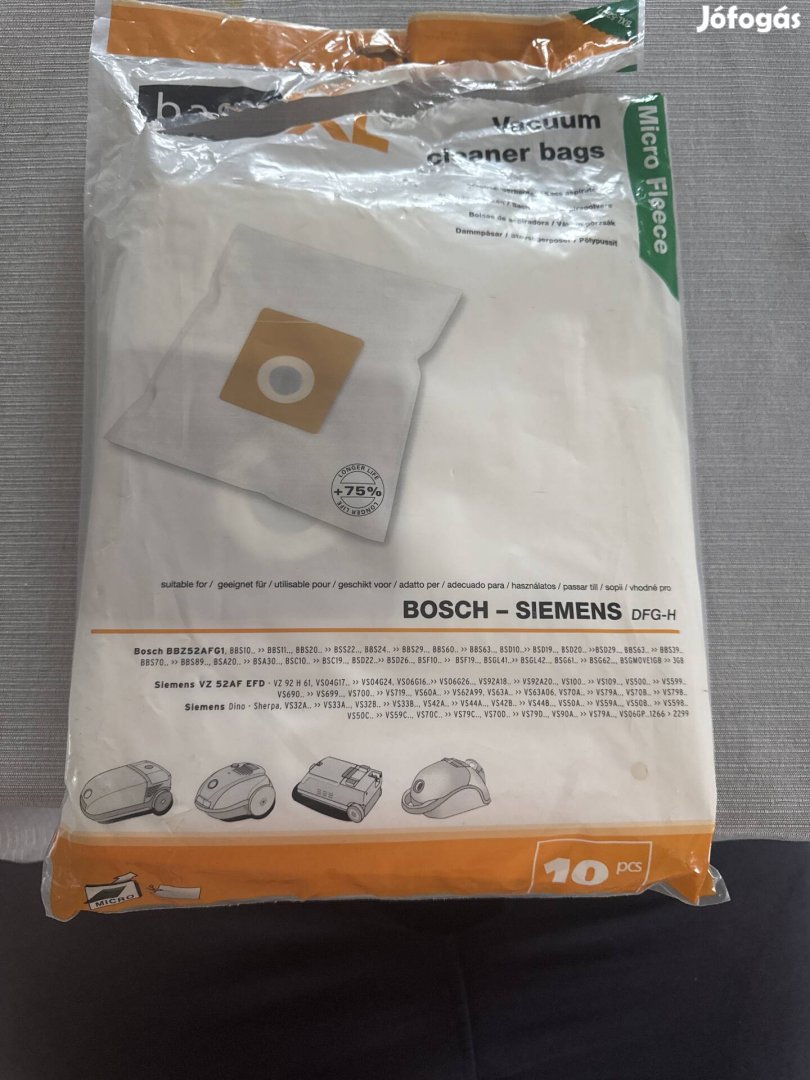 Bosch Siemens Basic XL Bxl-52317 Micro Fleece porszívó porzsák