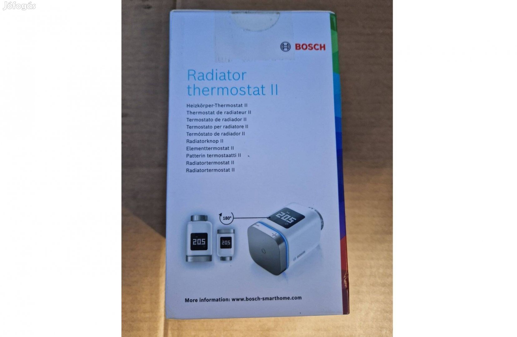 Bosch Smart Home Intelligens radiátor Okos termosztát II