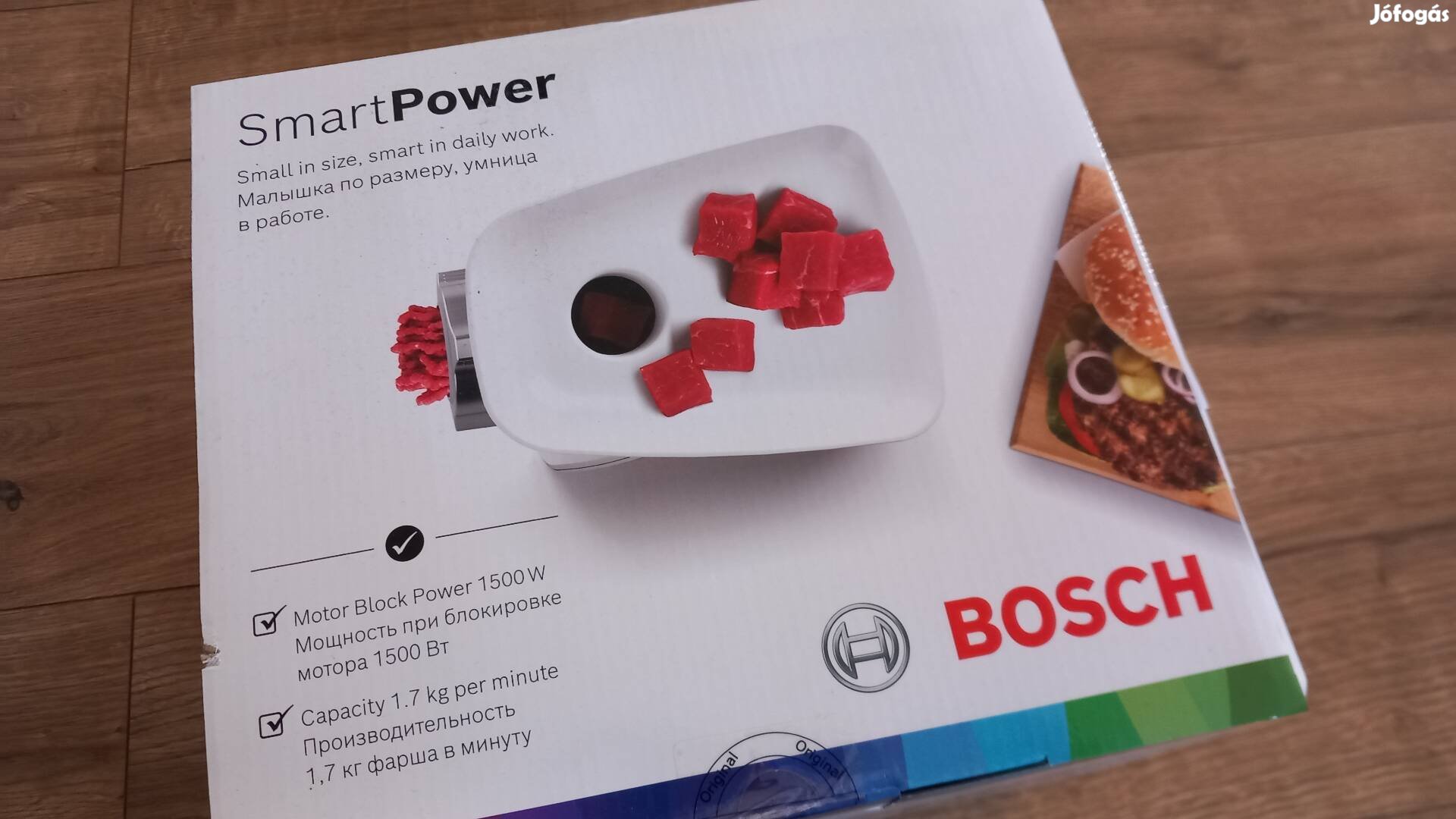 Bosch Új, garanciás húsdaráló, ingyen posta