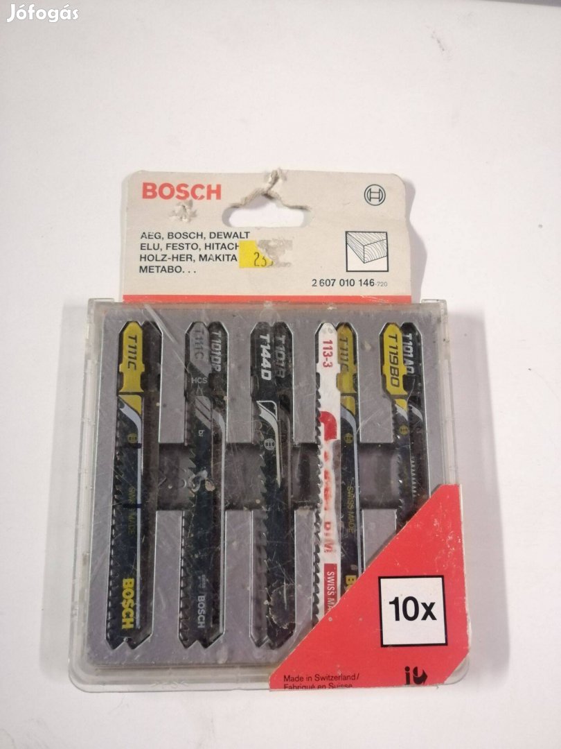 Bosch Új dekopir fürészlap szurófürészlap 10 db-os sürü és