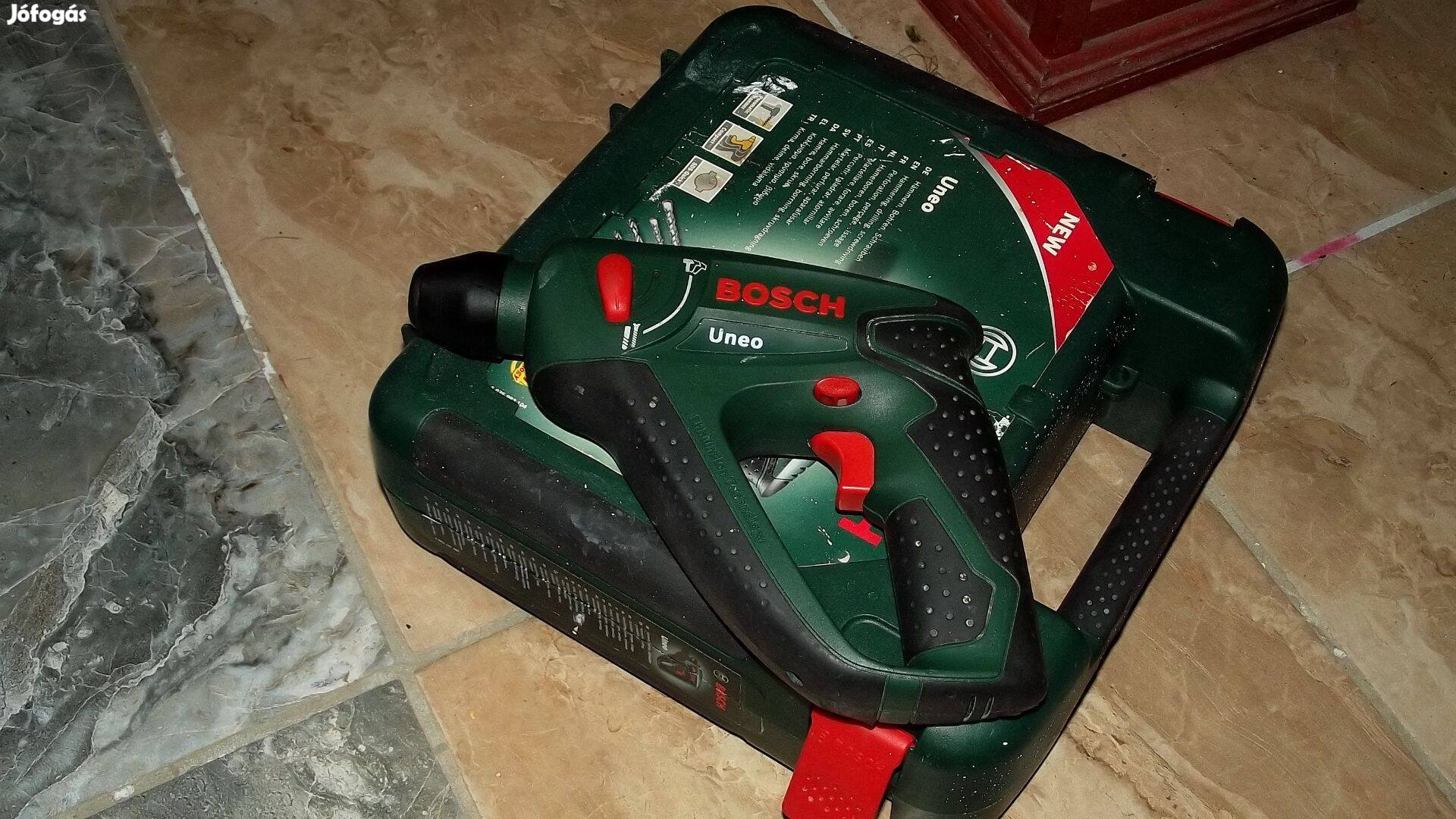 Bosch Uneo akkus fúró csavarozó fúrókalapács gép 14,4V