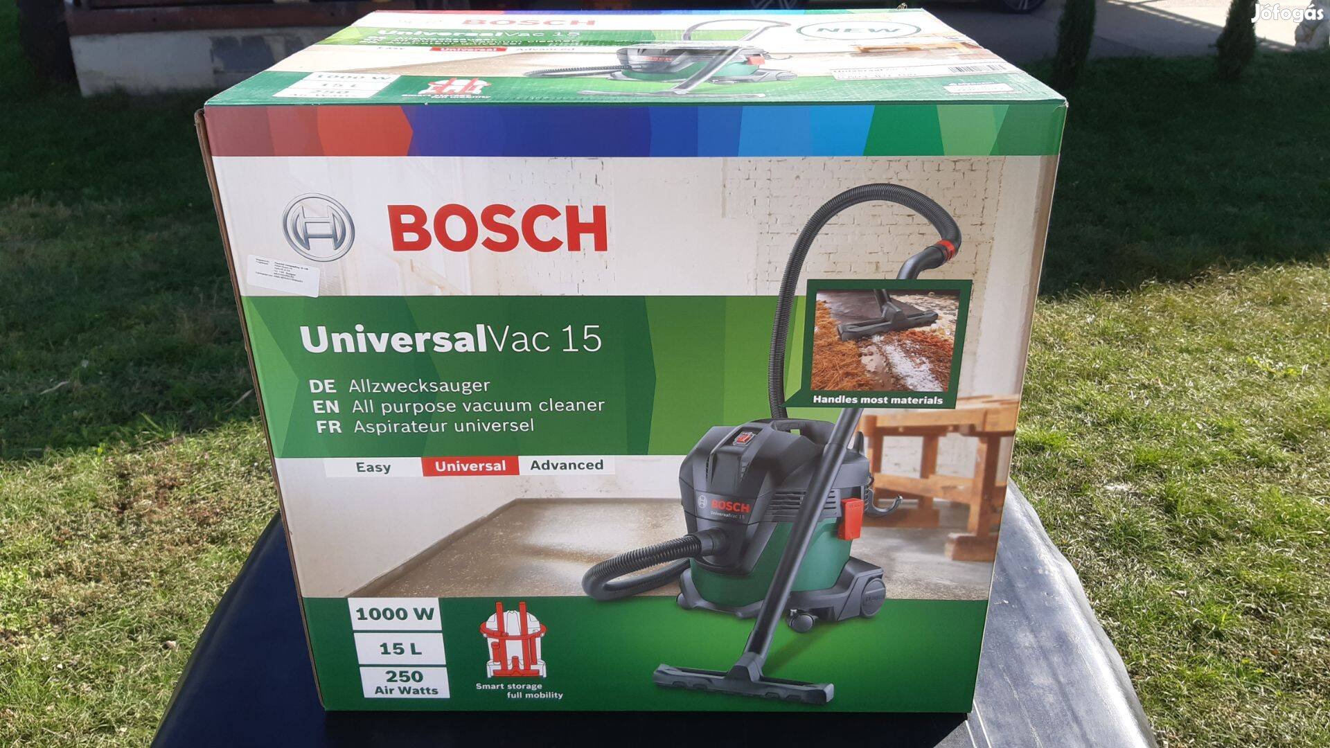 Bosch Universalvac 15 ipari porszívó (új!)