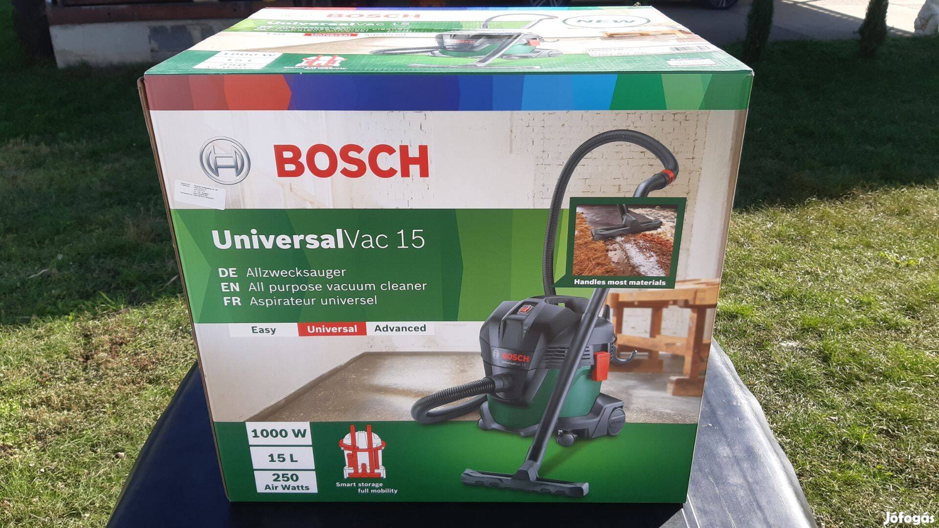 Bosch Universalvac 15 porszívó (új!)