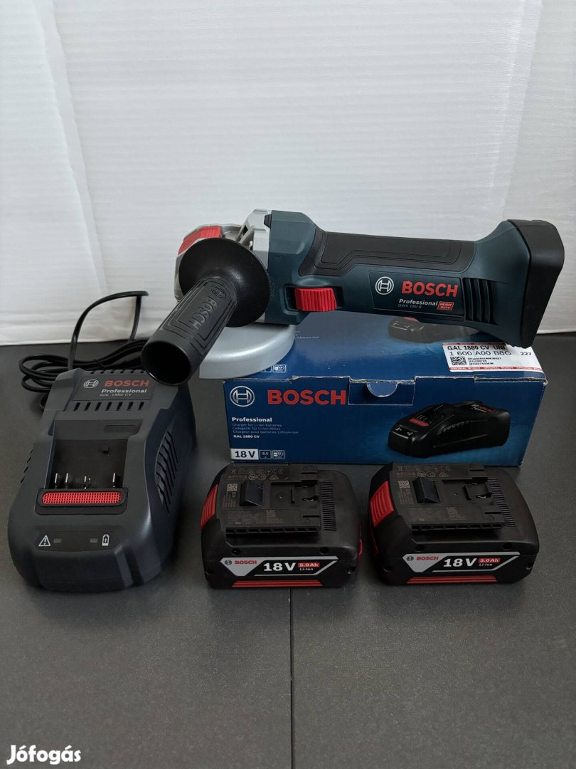 Bosch X-Lock Gwx 18V-8 akkus sarokcsiszoló szett.