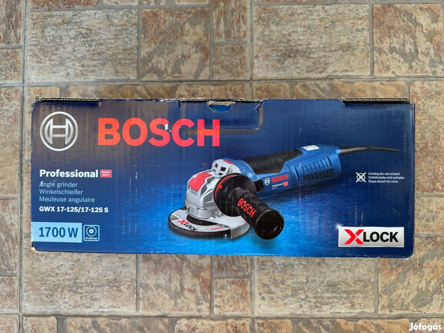 Bosch Xlock Gwx 17-125 S új sarokcsiszoló (06017C4002)