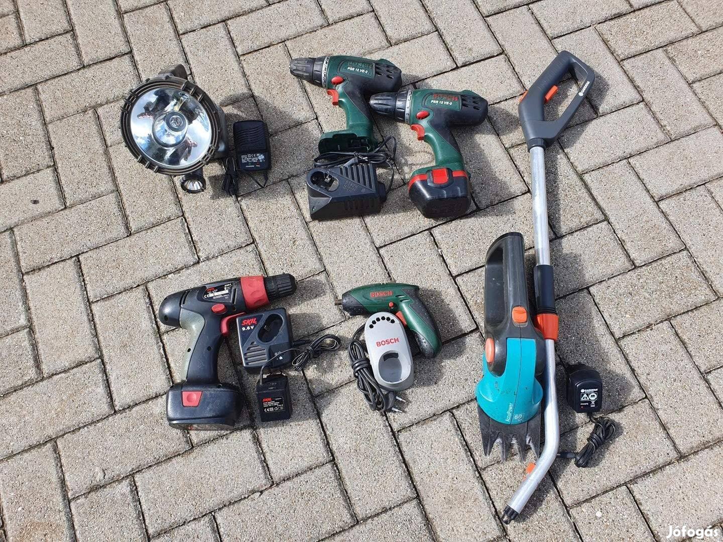 Bosch, Gardena, Skil akkumulátoros gépek eladók