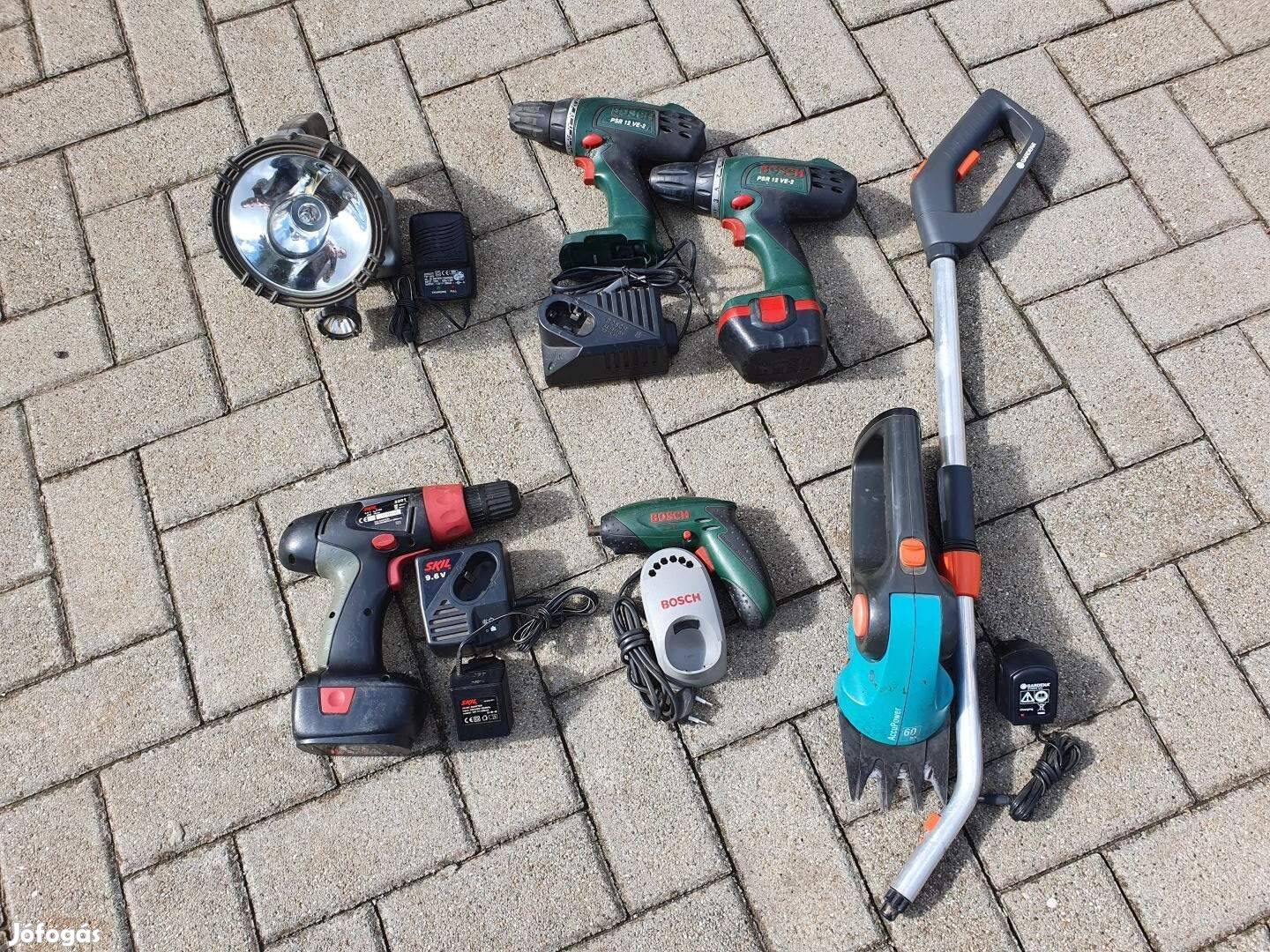 Bosch, Gardena, Skil akkumulátoros gépek eladók