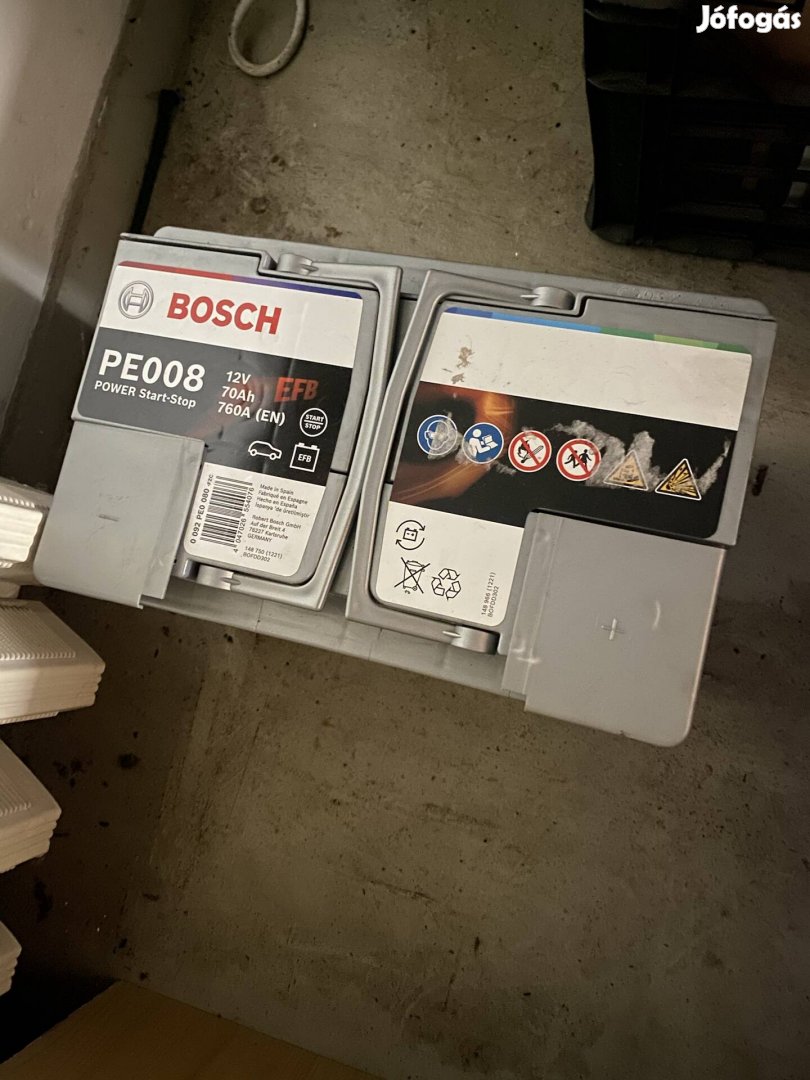 Bosch akksi 70AH 760A start stop