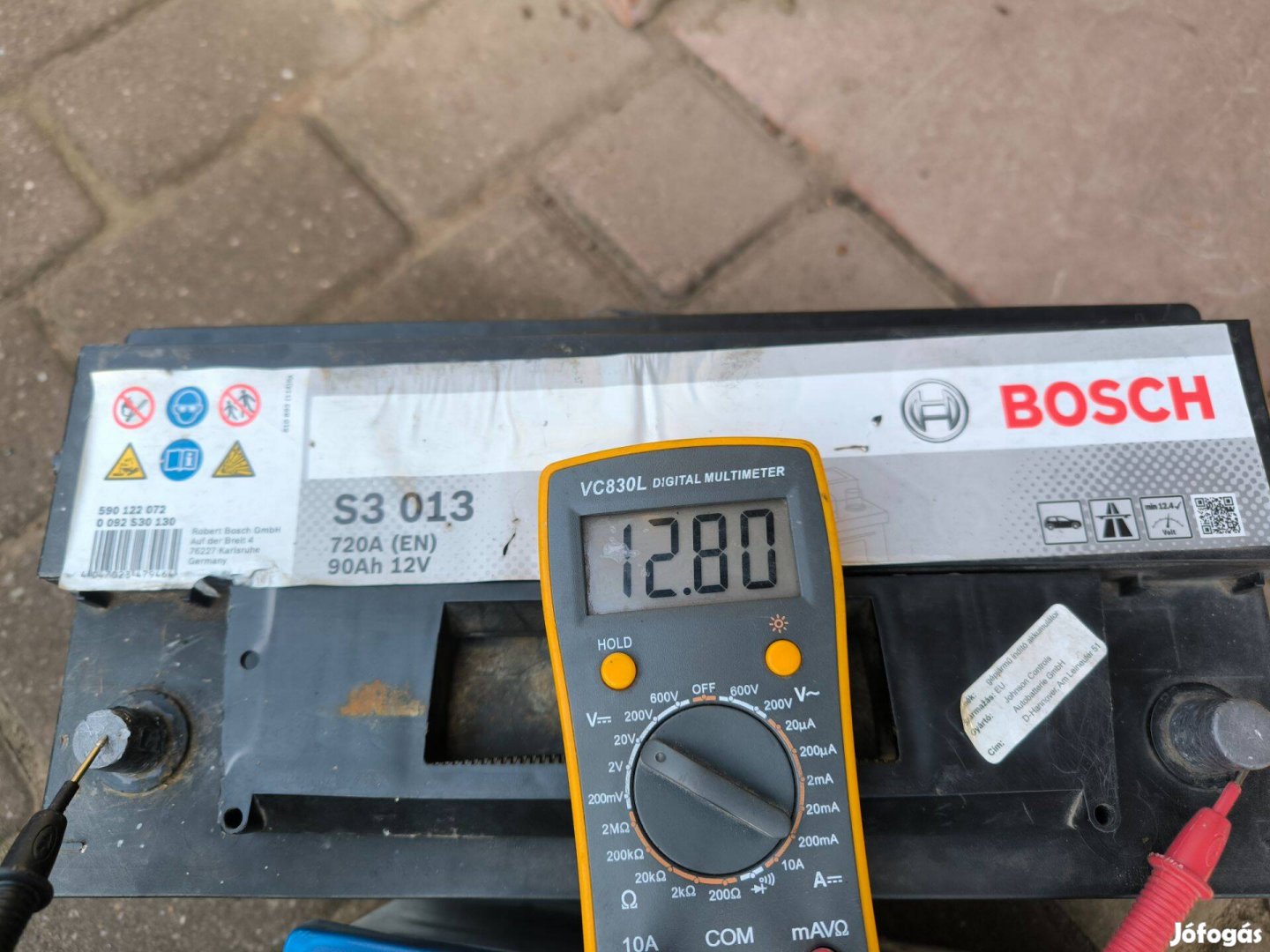 Bosch akksi használt akkumulátor 90Ah 720 A 12V eladó