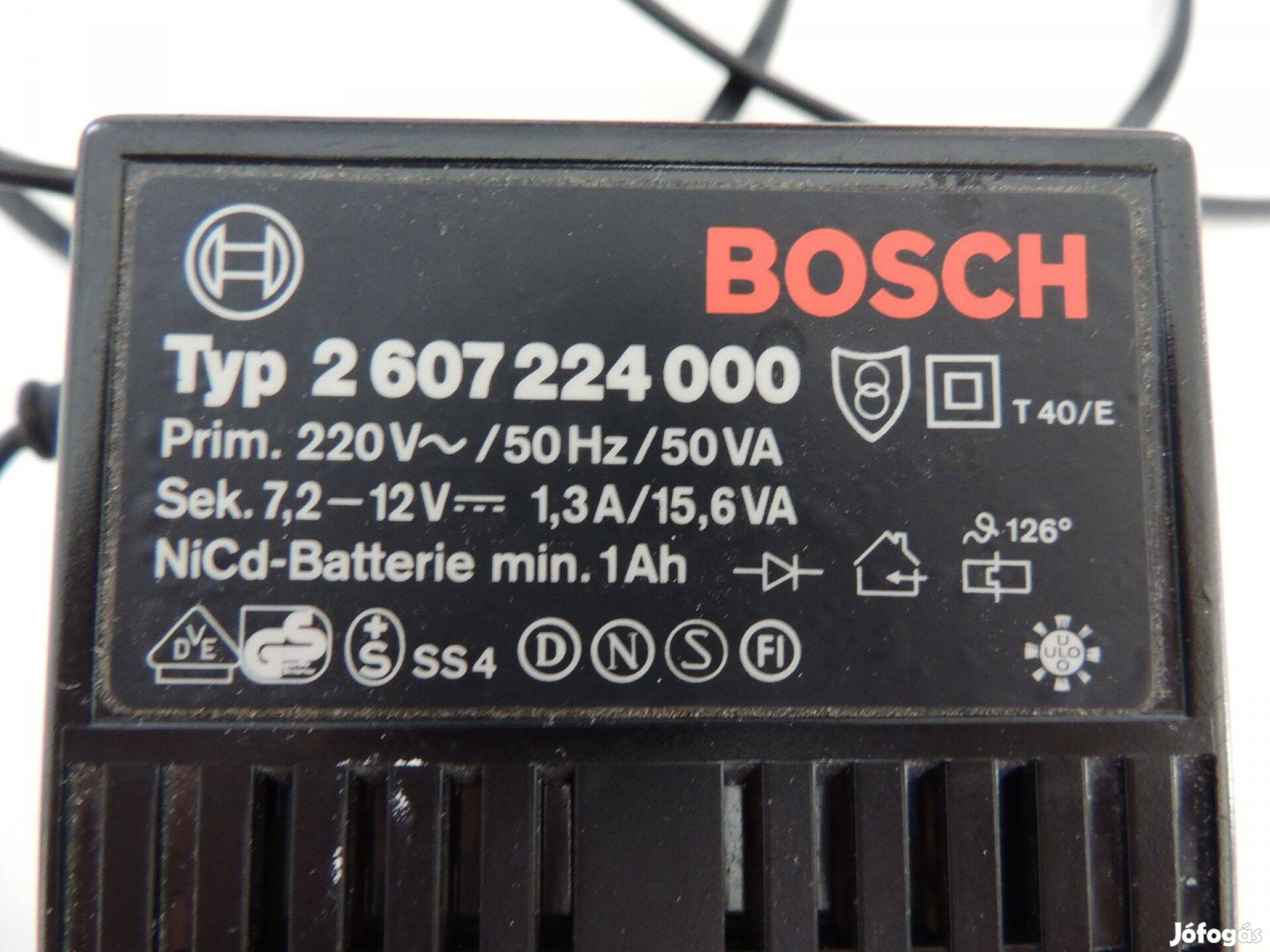 Bosch akku akkumulátor töltő