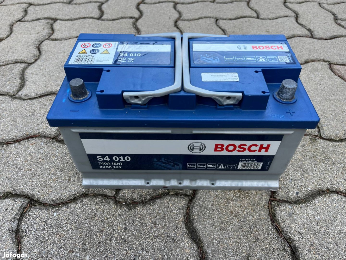 Bosch akkumulátor 12v 80Ah 740A aksi akku akumulátor