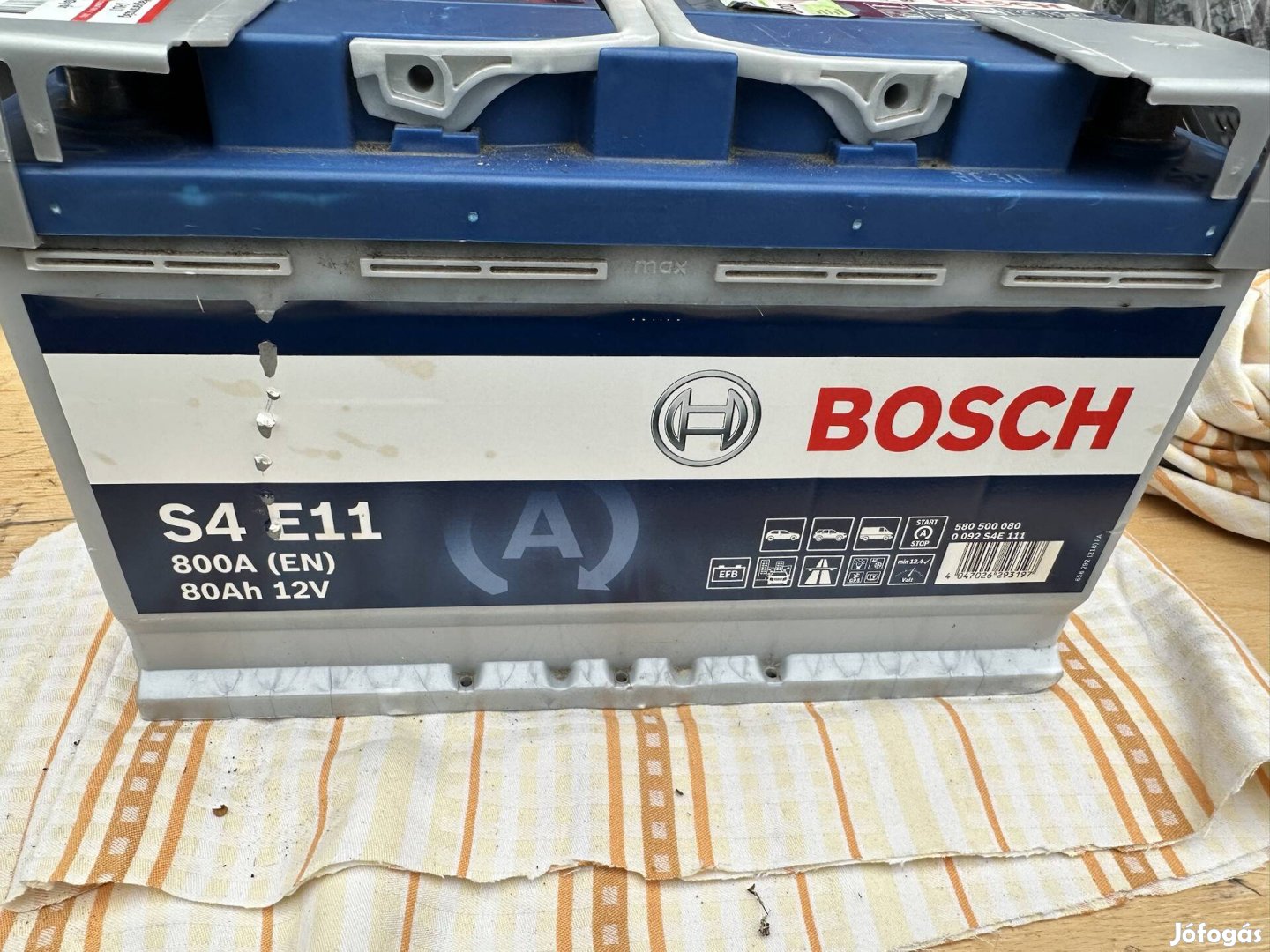 Bosch akkumulátor 80Ah 800A Start/stop eladó!