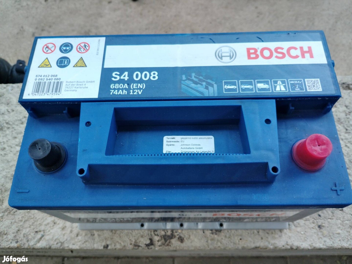Bosch akkumulátor 