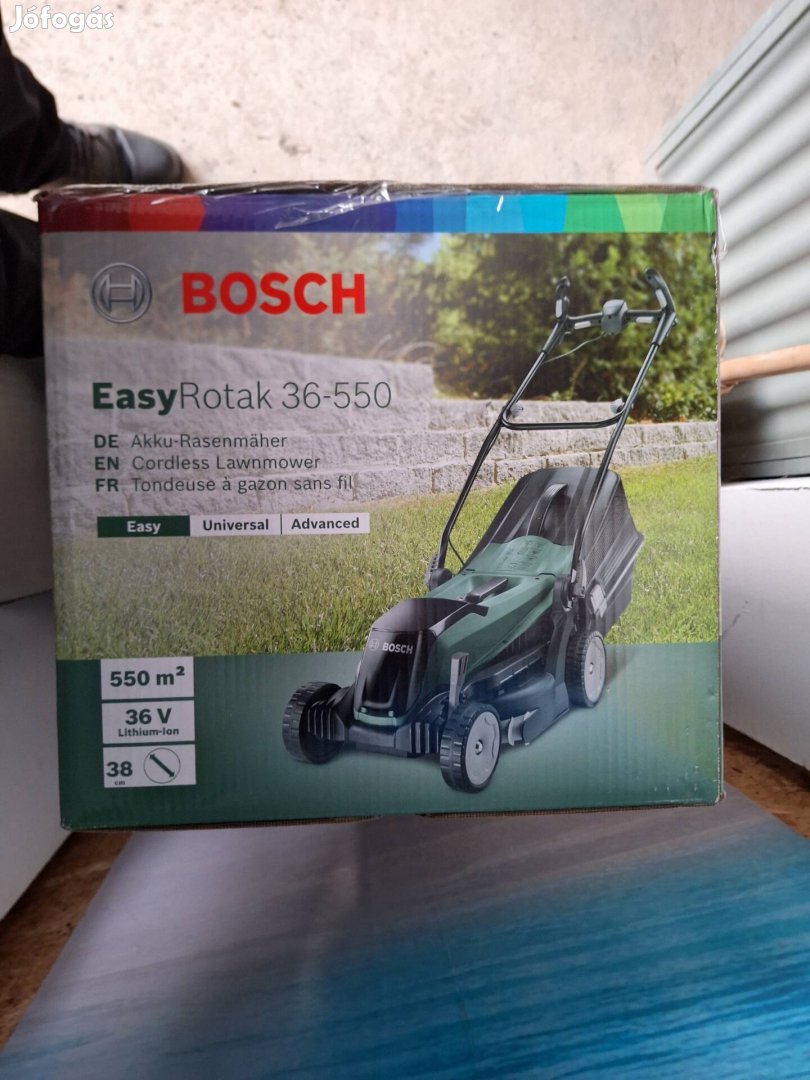 Bosch akkumulátoros fűnyíró