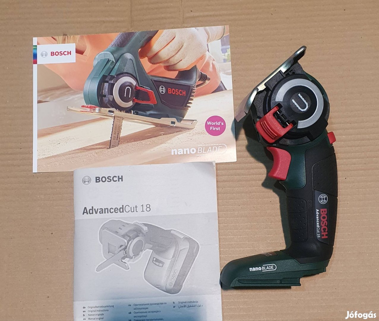 Bosch akkumulátoros fűrész Advancedcut 18/ új