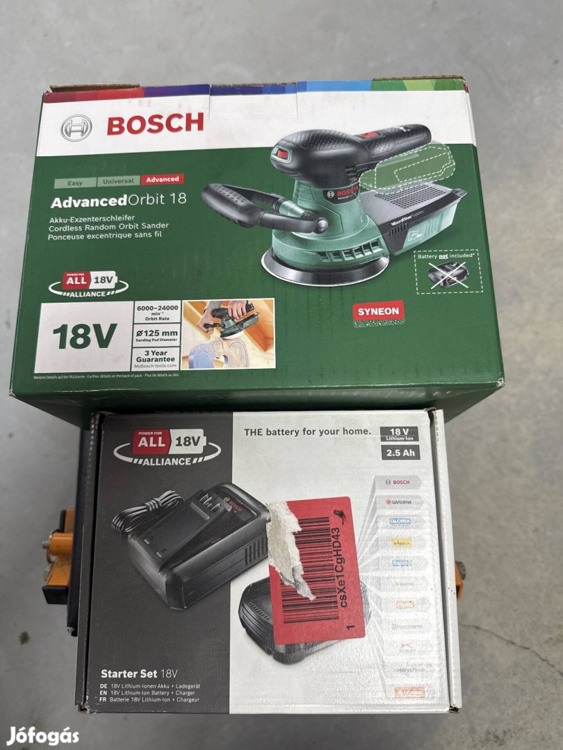 Bosch akkus csiszoló gép