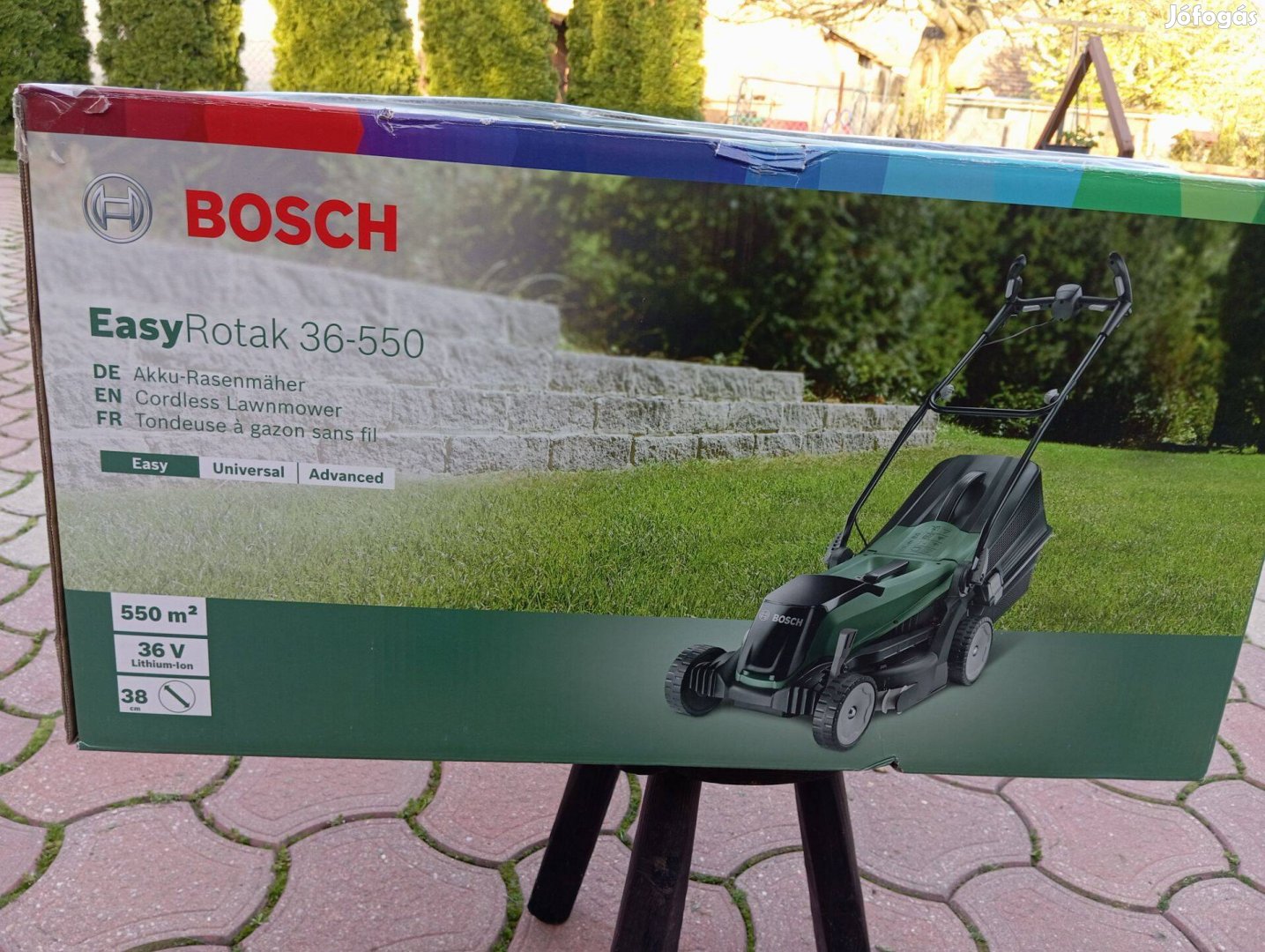 Bosch akkus fűnyíró