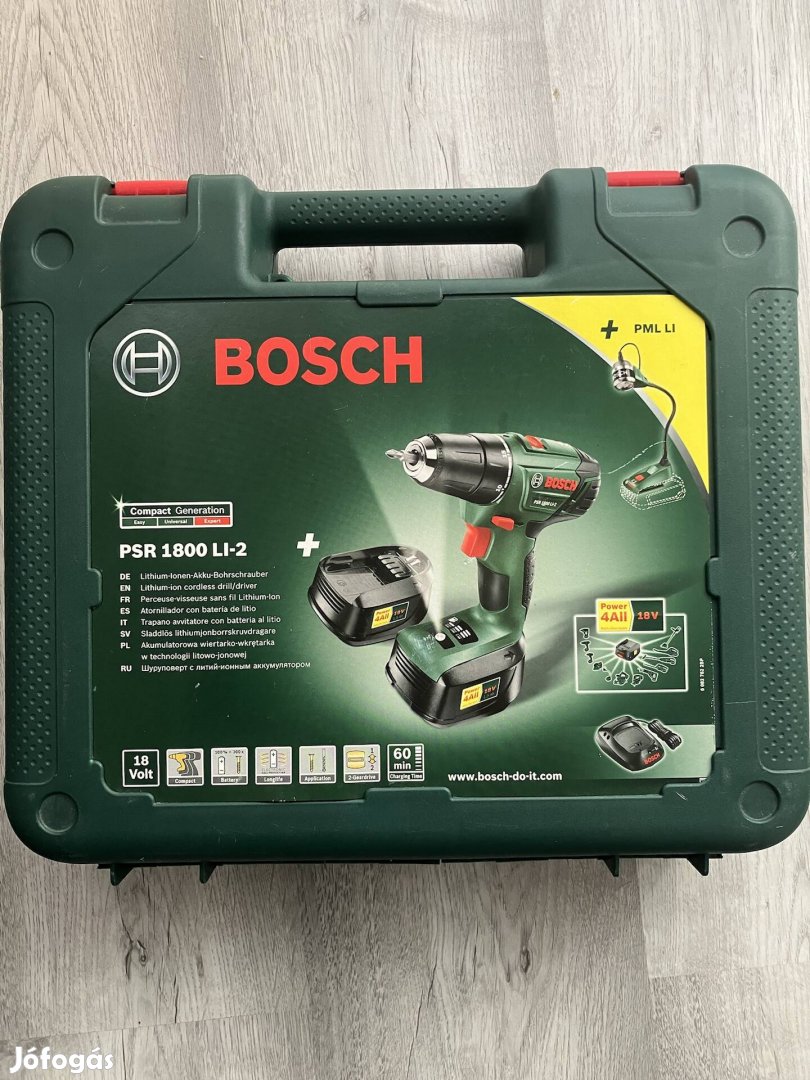 Bosch akkus fúró csavarozó eladó.