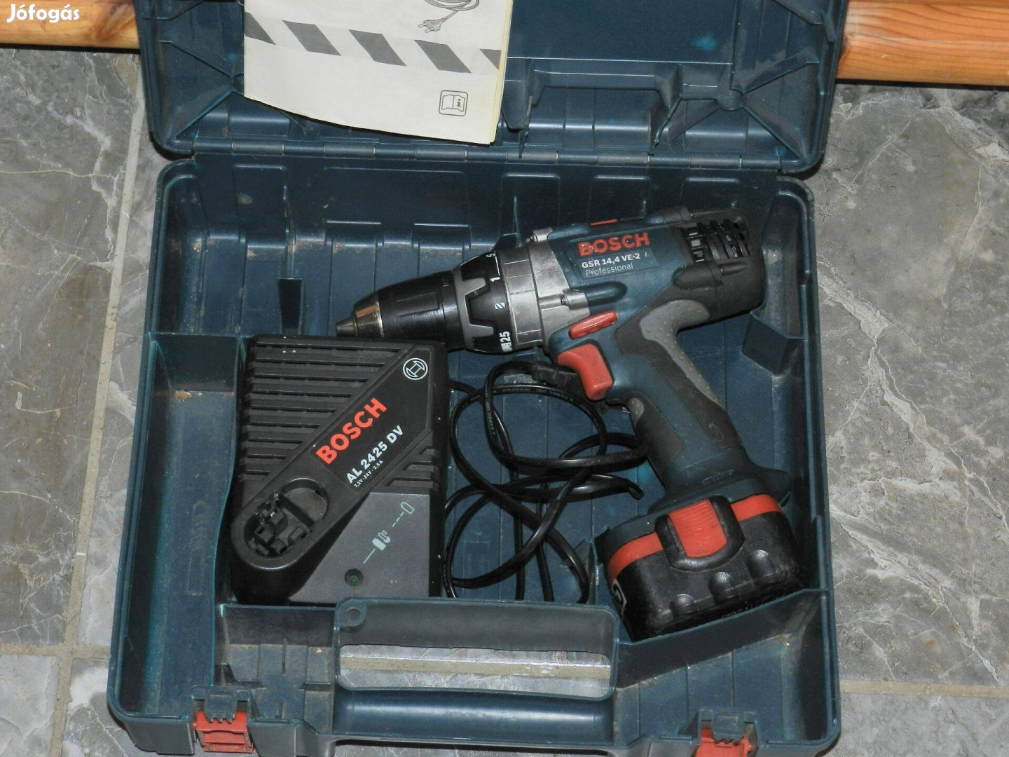 Bosch akkus fúró csavarozó gép GSR 14,4 VE-2 professional