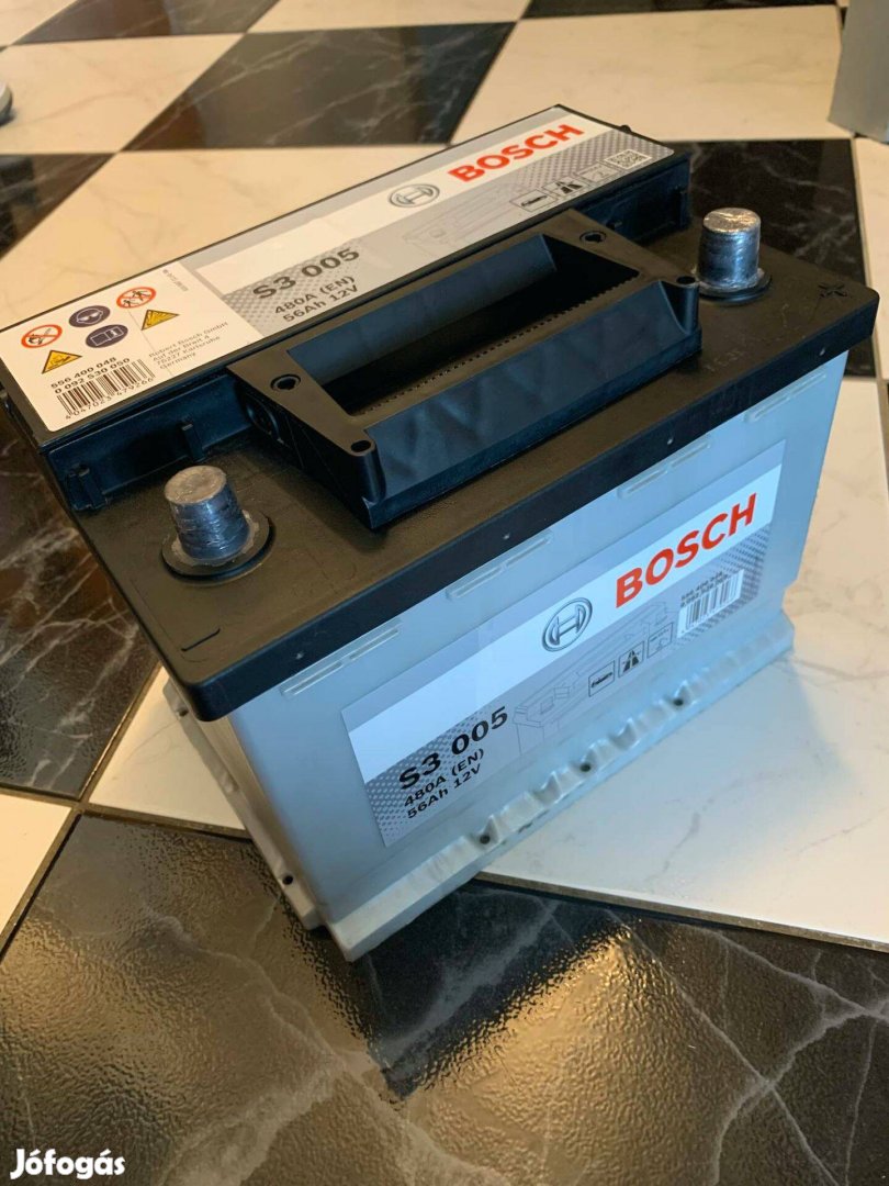 Bosch autó akkumulátor 12V 56Ah 480A akksi 242mm x 175mm x 190mm