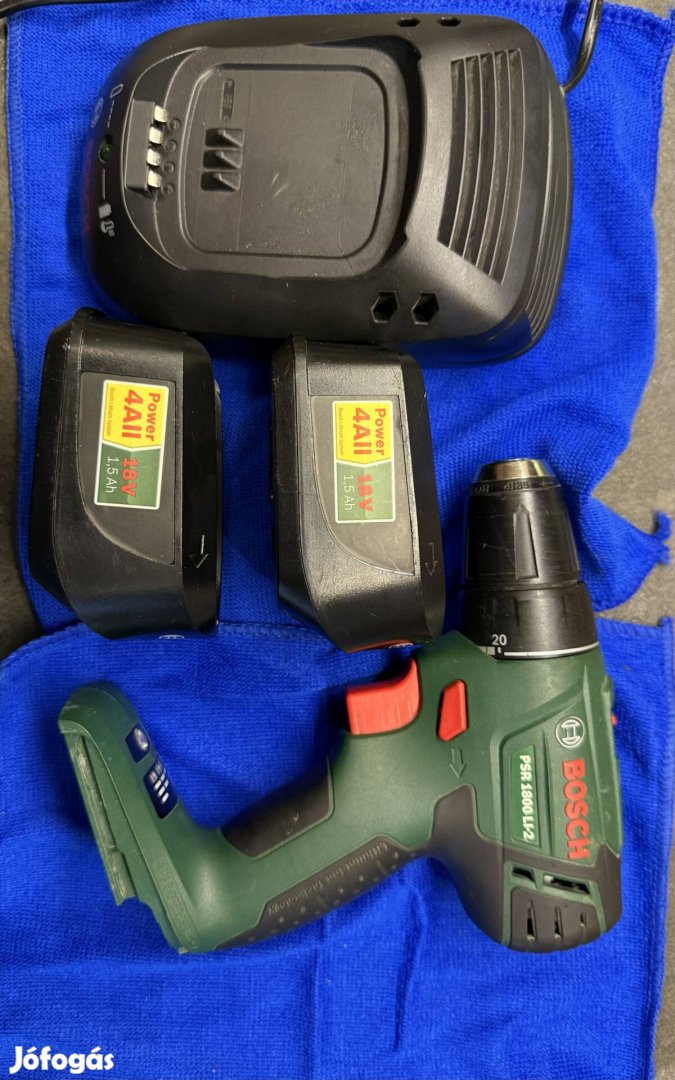 Bosch behajtó (2db akkumulátor)