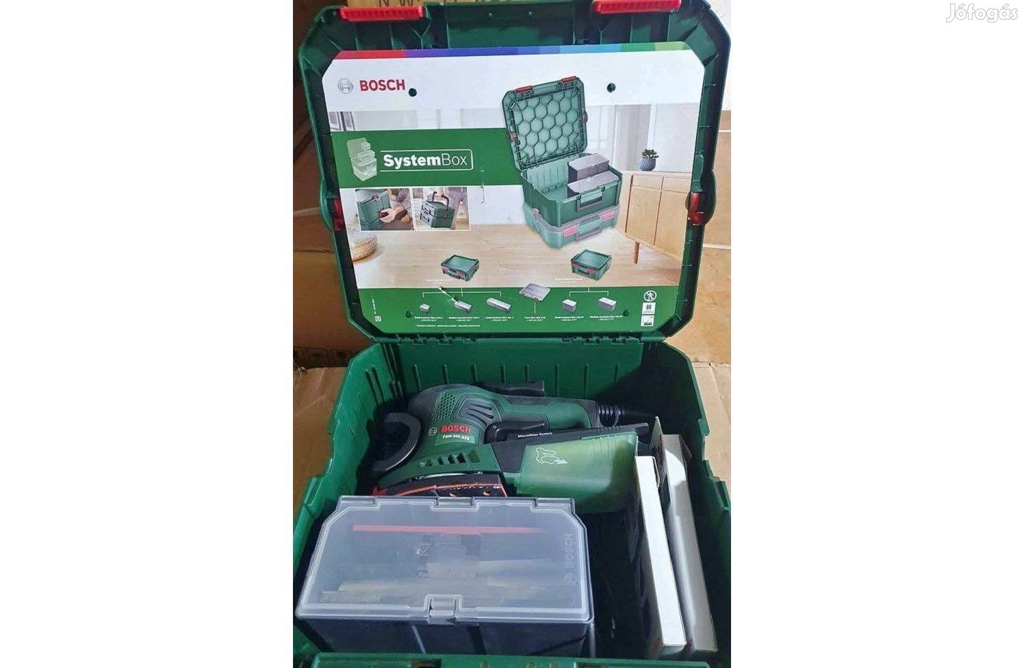 Bosch csiszoló multicsiszoló PSM 200 AES + Systembox használt