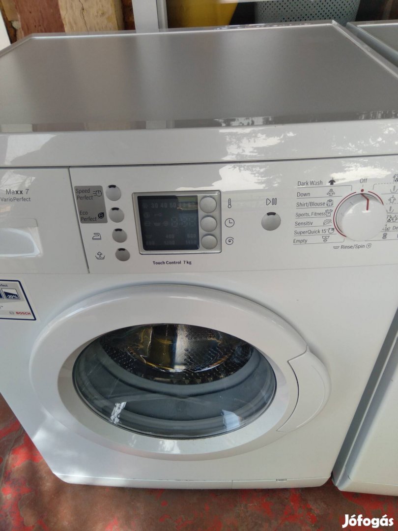 Bosch elöltöltős mosógép