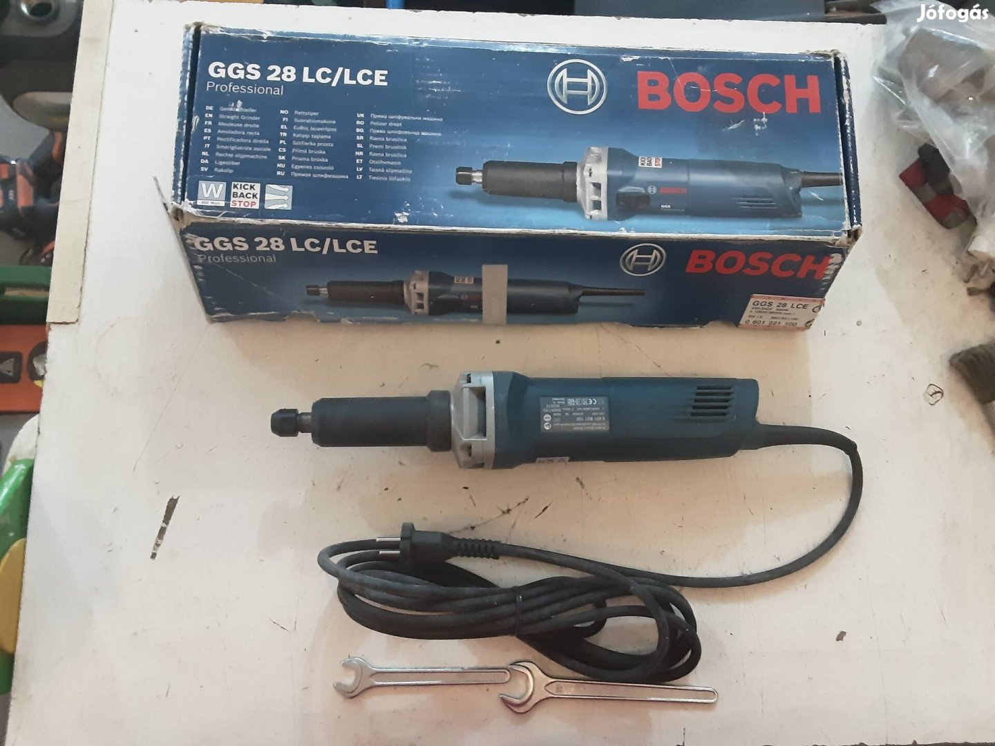 Bosch furat köszörű új kék