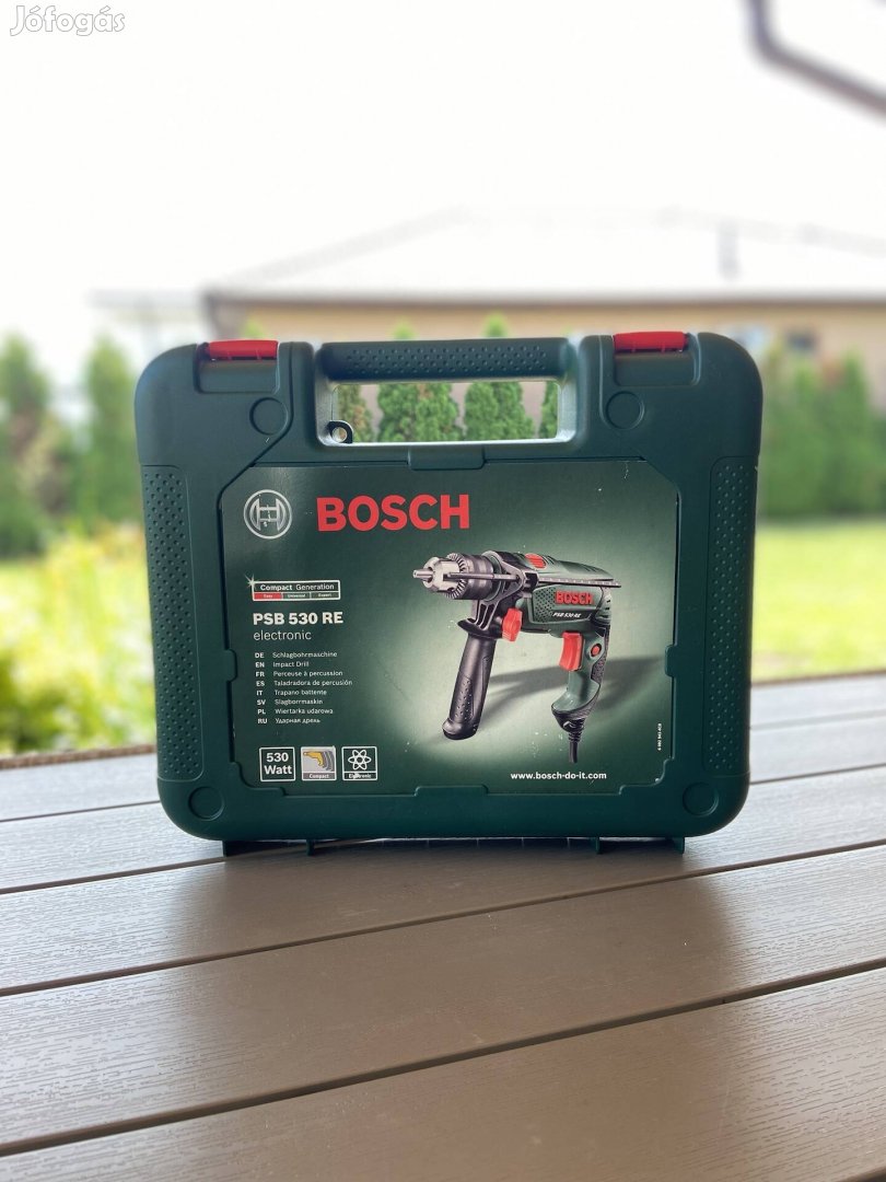 Bosch fúró ütvefúró 530W teljesítményű kofferben 