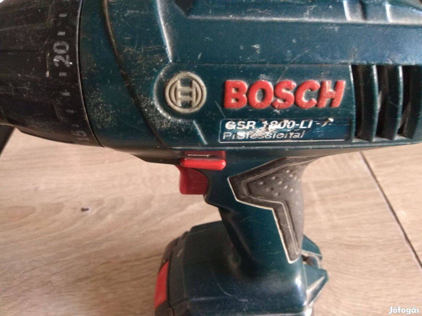 Bosch gsr 1800 Li akkus furó 18V