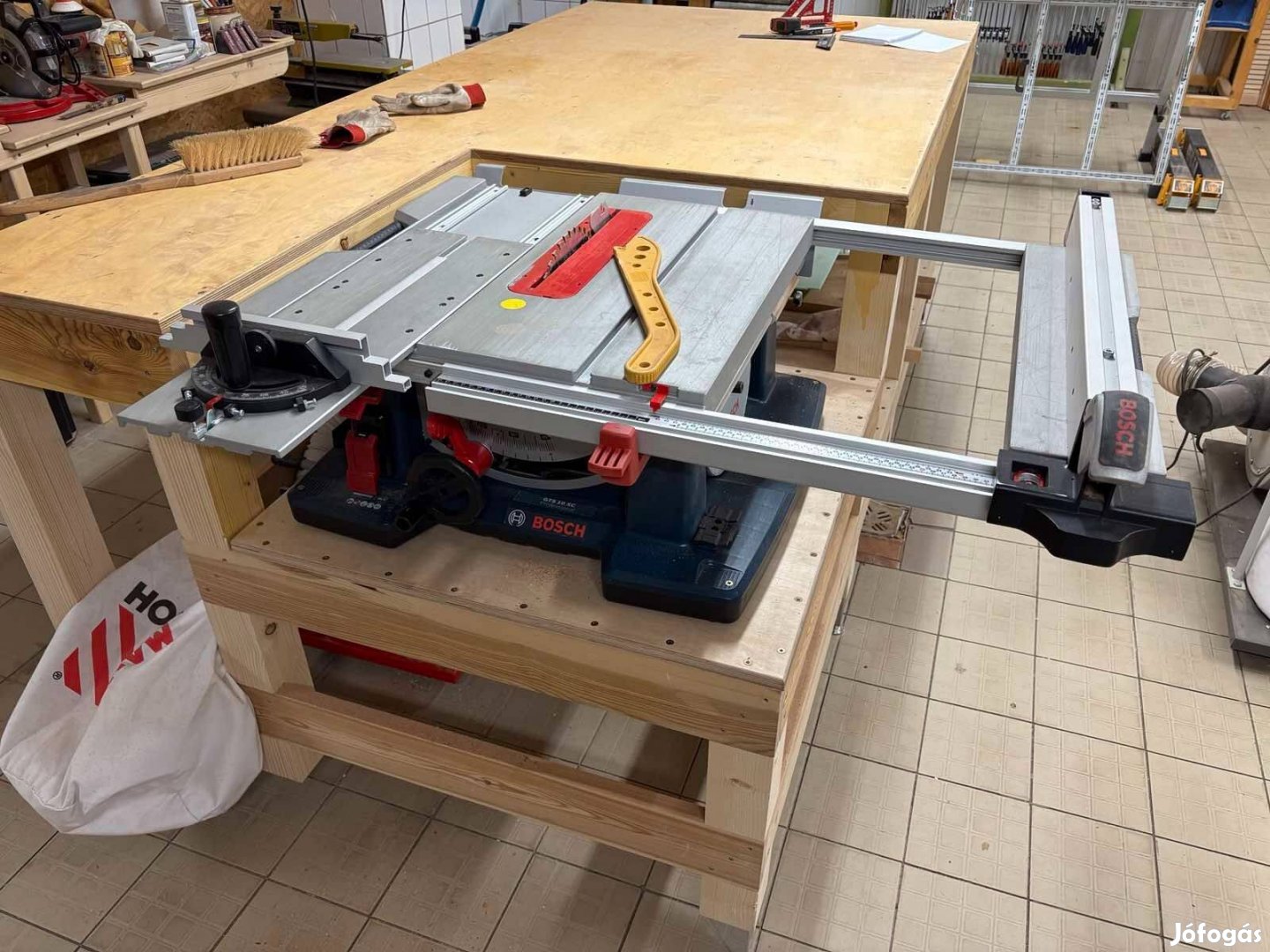 Bosch gts 10 xc professional asztali körfűrész + asztal ajándékba